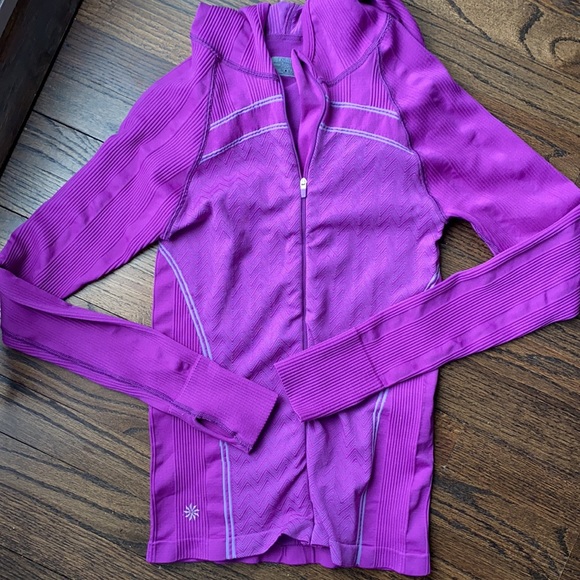 Athleta Tops - Athleta Activewear Running Zipper Hoodie Top
